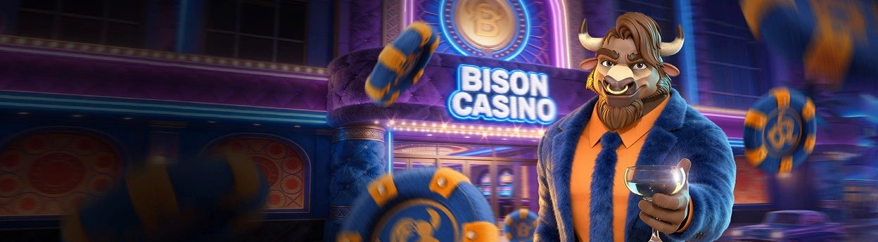 Bison Willkommensbonus Bison Willkommensbonus-Banner